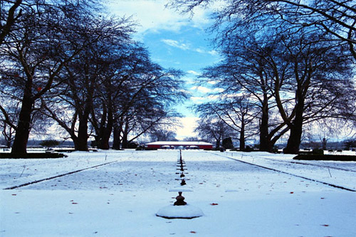 Shalimar garden in Winter.