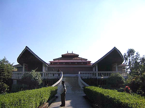 The Shrine' is main theatre of Ratan Thiyam's Chorus Repertory.