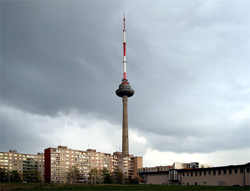 Vilnius TV tower, Vilnius, Lithuania.