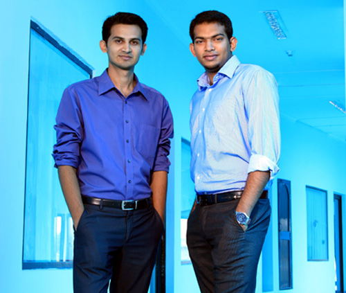 Sijo Kuruvilla George, CEO, Startup Village (L) and Sanjay Vijayakumar, chairperson, Statup Village.