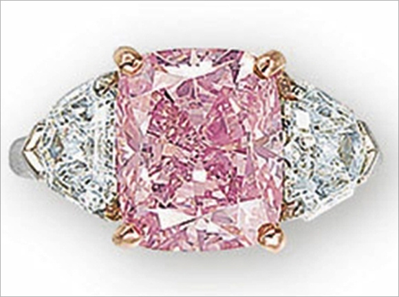 Fancy vivid pink diamond.