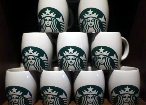 Starbucks' new outlet in Delhi