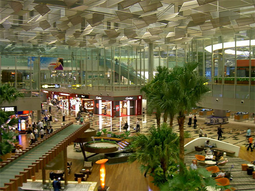 Singapore Changi Airport.
