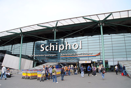 Amsterdam Schiphol Airport.