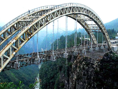 Yesanhe River Railway Bridge.