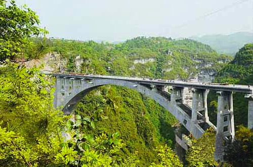 Luobuxi Railway Bridge.