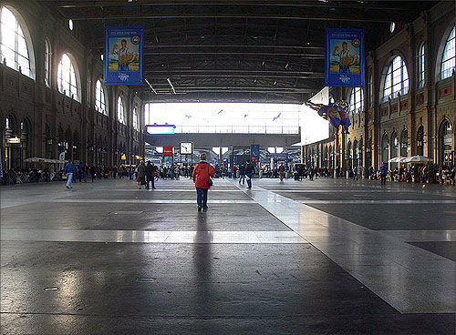 Zurich Hauptbahnhof.