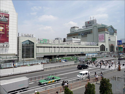 Shinjuku Station.