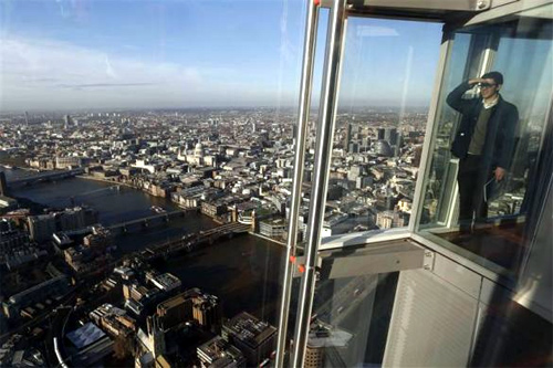 Stunning views from London's new skyscraper