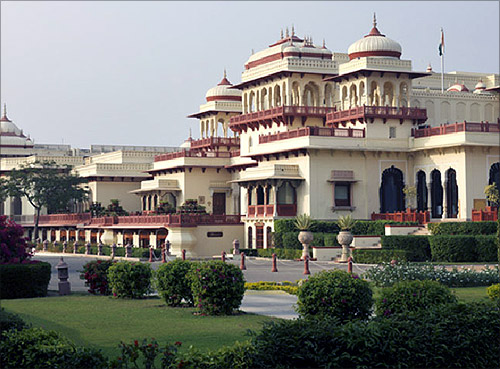 Taj Rambagh Palace.