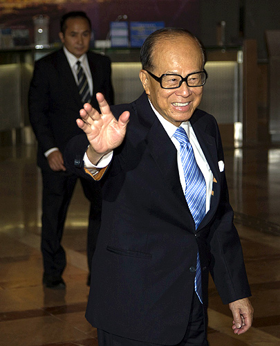 Hutchison Whampoa Chairman Li Ka-shing.