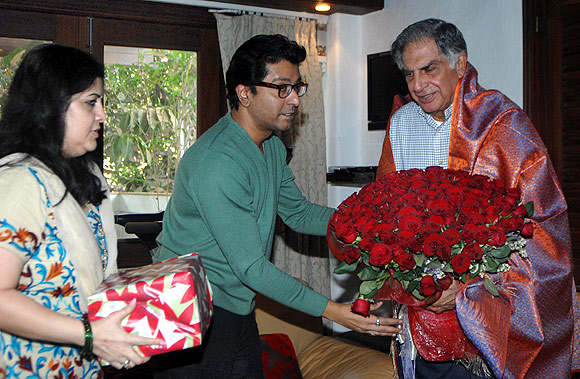 Ratan Tata meets Raj Thackeray