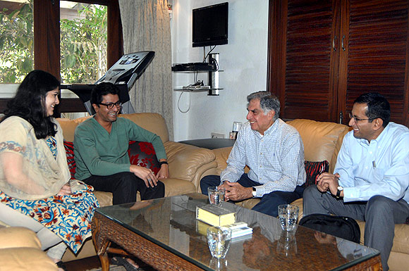 Ratan Tata meets Raj Thackeray