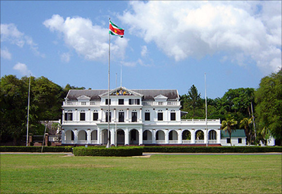 Presidential palace, Suriname.