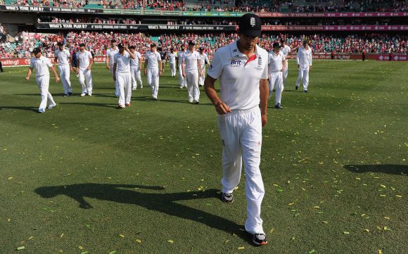 Alastair Cook, the English captain.