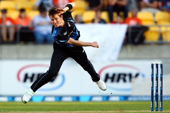 New Zealand paceman Adam Milne 