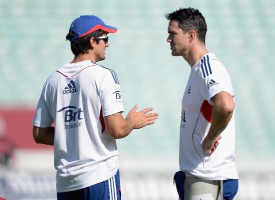 Kevin Pietersen and Alastair Cook