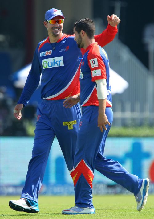 Kevin Pietersen and Wayne Parnell