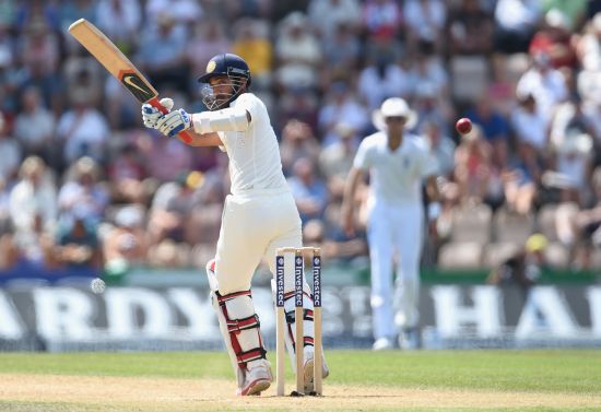 India batsman Ajinkya Rahane picks up some runs during day three of the 3rd Investec Test 