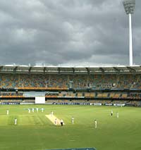 General view at the Gabba