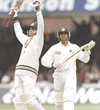 Sourav Ganguly and Rahul Dravid