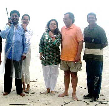 Spotted: IPL chairman Lalit Modi in the Andaman Islands