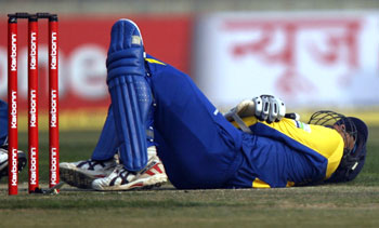 Tillakaratne Dilshan was at the receiving end