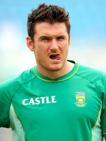 Graeme Smith after the match