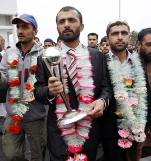 Afghanistan's cricketers arrived in Kabul last week to a modest but ecstatic crowd after reaching the final stage of the 2011 World Cup qualifiers