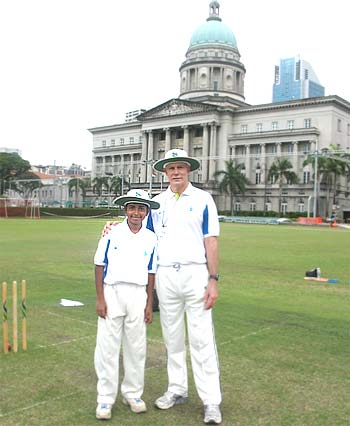 Greg Chappell with Vaikunth