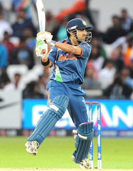 Gautam Gambhir in action