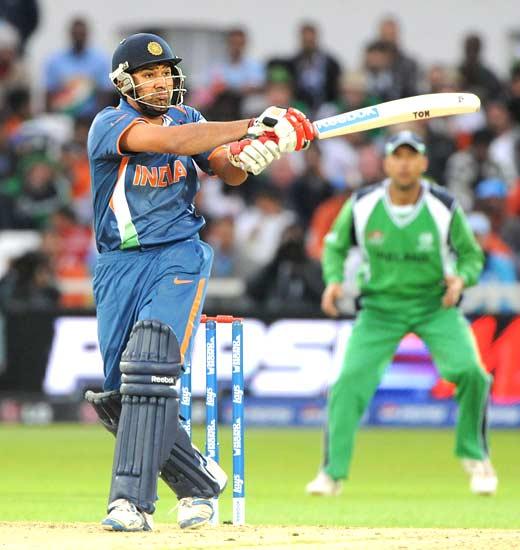 Rohit Sharma in action