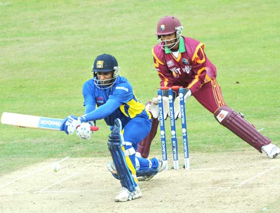 Opener Sanath Jayasuriya struggled as he made just 24 off 37 balls