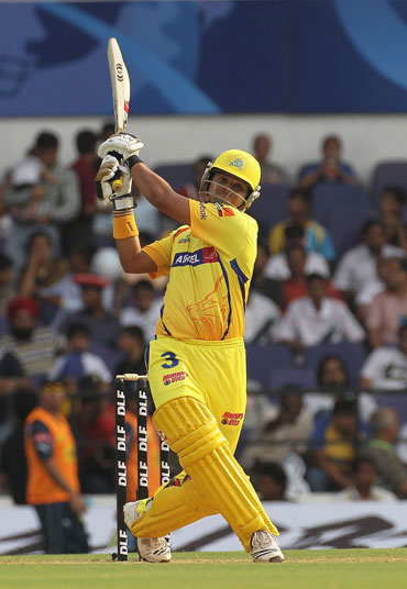 Suresh Raina hits one out of the park