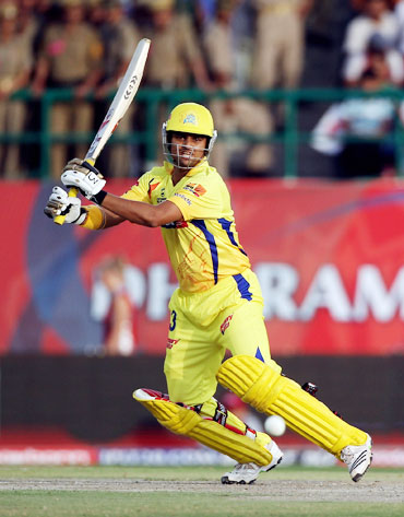 Suresh Raina hits one out of the park