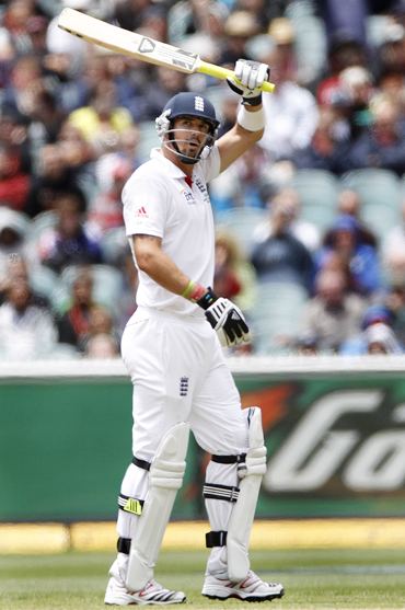 Pietersen after scoring a fifty on the second day of the MCG Test
