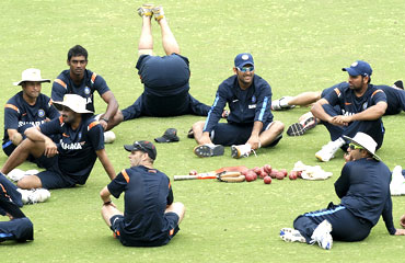 Team India during a practice session