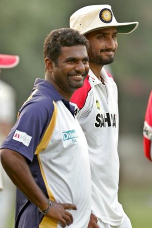 Muralitharan and Harbhajan Singh