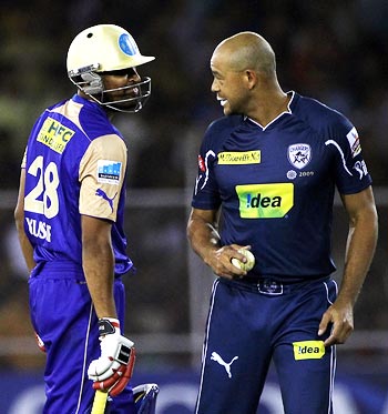 Yusuf Pathan and Andrew Symonds