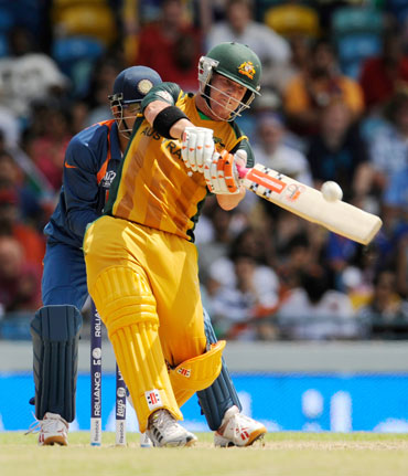 David Warner hits one out of the park