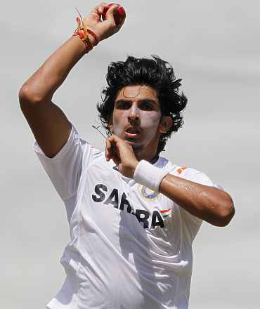 Ishant Sharma during a practice session