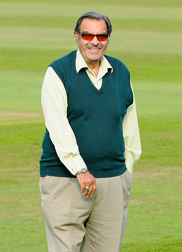 Pakistan manager Yawar Saeed before the match against Somerset on Thursday