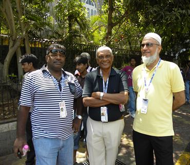 Sri Lankan selectors Ranjit Fernando, Amal Silva and Shabbir Asgerally