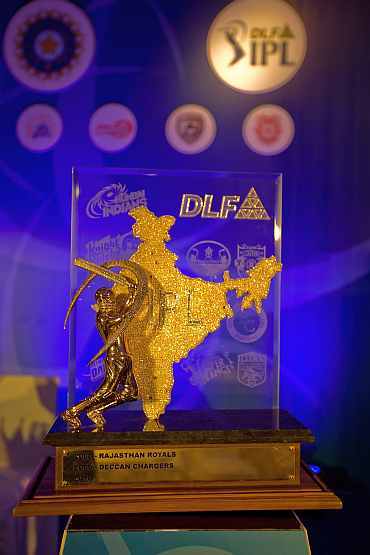 IPL trophy on display