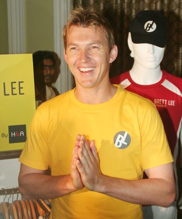 Brett Lee at the promotional event in Mumbai on Friday