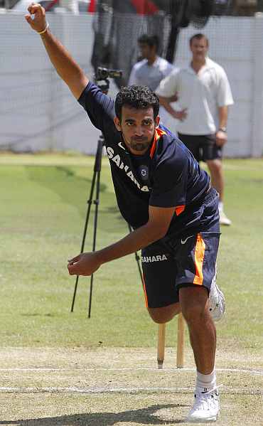 Zaheer stresses on achieving the right length to bowl