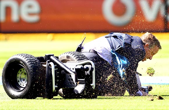 When Healy took a tumble at the MCG