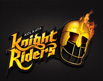 The logo of the Kolkata Knight Riders team