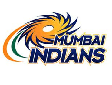 The logo of the Mumbai Indians team
