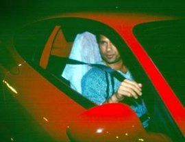 Tendulkar in the Ferrari